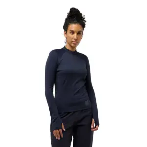 Jack Wolfskin Bike Commute Sweatshirt Met Halve Rits Blauw