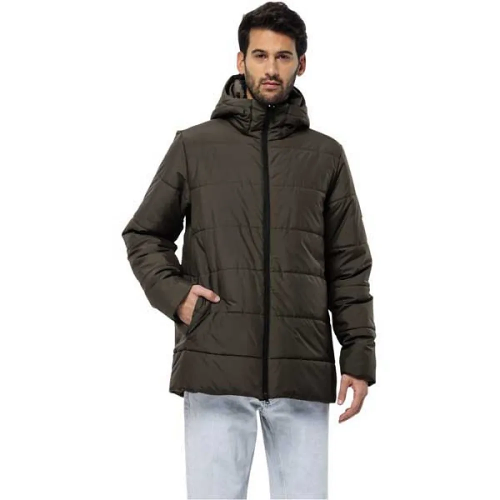Jack Wolfskin Deutzer Long Jas Cold Coffee