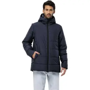 Jack Wolfskin Deutzer Long Jas Blauw
