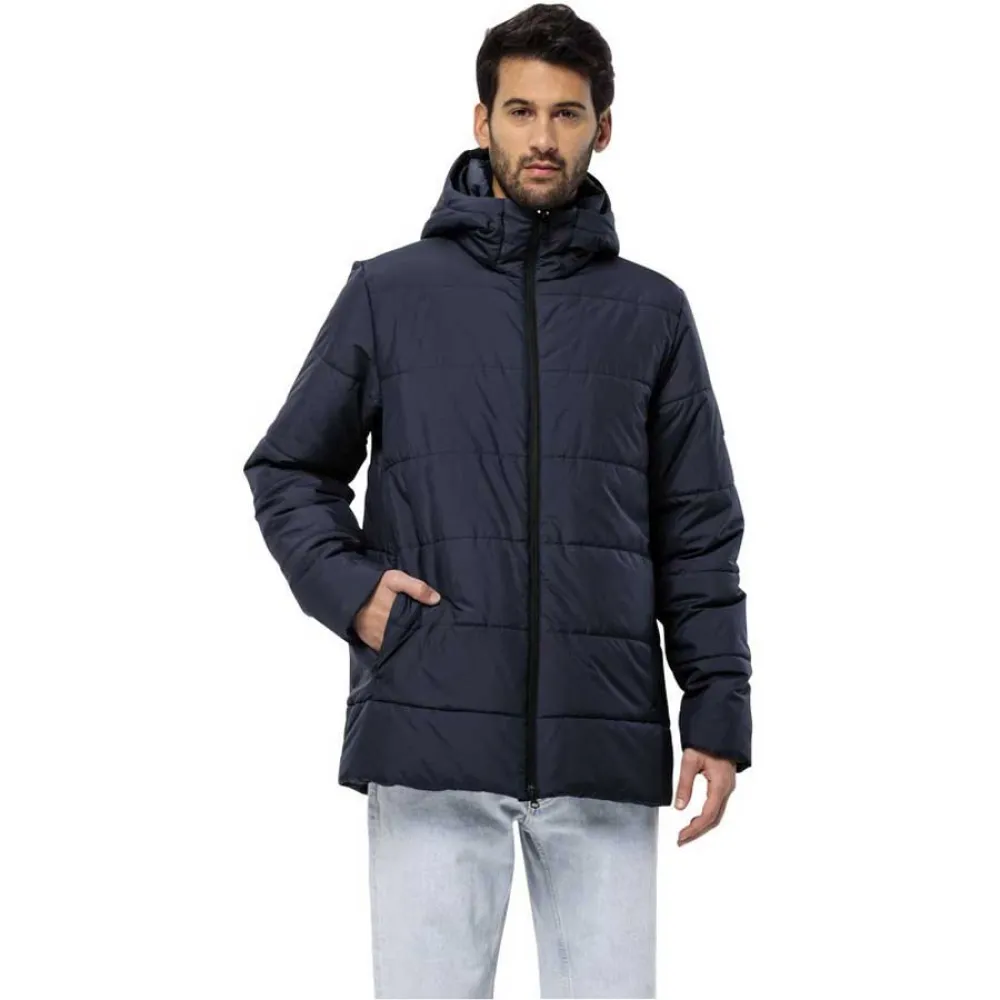Jack Wolfskin Deutzer Long Jas Blauw