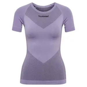Hummel First Seamless Korte Mouwen Basislaag Lavender Melange