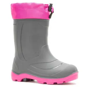 Kamik Snobuster1 Regenlaarzen Voor Jongeren Charcoal / Magenta / Charbon / Magenta