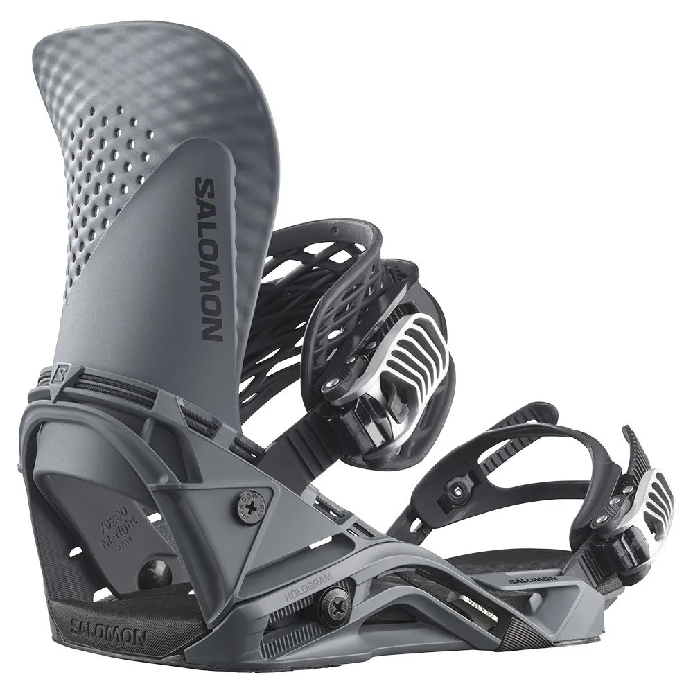 Salomon Hologram Snowboardbindingen Grijs