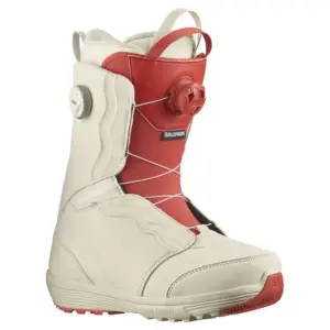 Salomon Ivy Boa Sj Boa Snowboardlaarzen Voor Dames Bleached Sand / Almond Milk / Aurora Re