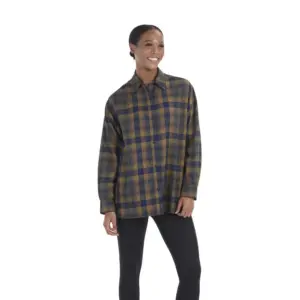 Marmot Fairfax Lightweight Relaxed Flannel Overhemd Met Lange Mouwen Nori / Golden Sun