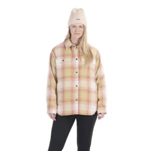 Marmot Ridgefield Sherpa Flannel Overhemd Met Lange Mouwen Light Oak / Papyrus