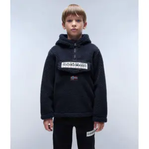 Napapijri Burgee Fleece Met Kap Blauw