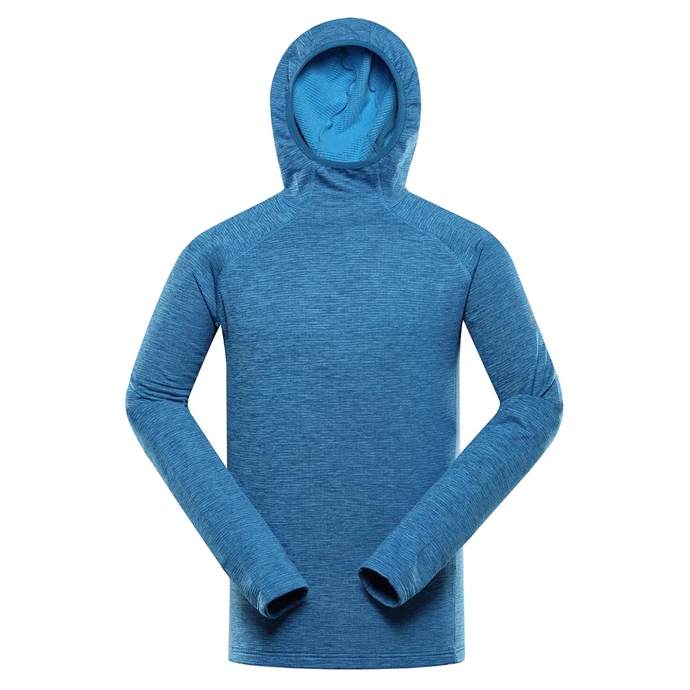 Alpine Pro Rolt Fleece Met Kap Blauw
