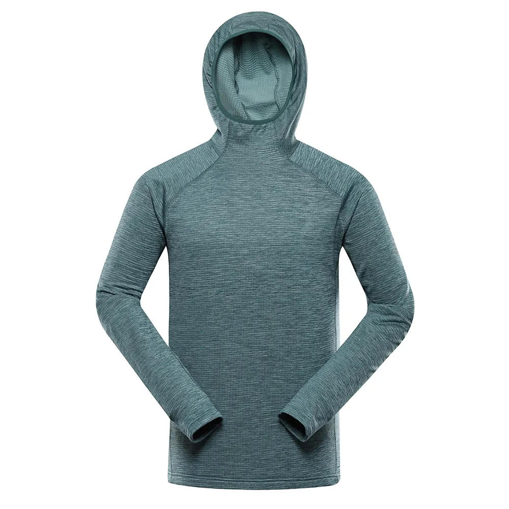 Alpine Pro Rolt Fleece Met Kap Wasabi