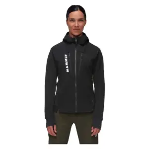 Mammut Aenergy Softshell Hybrid Jas Zwart
