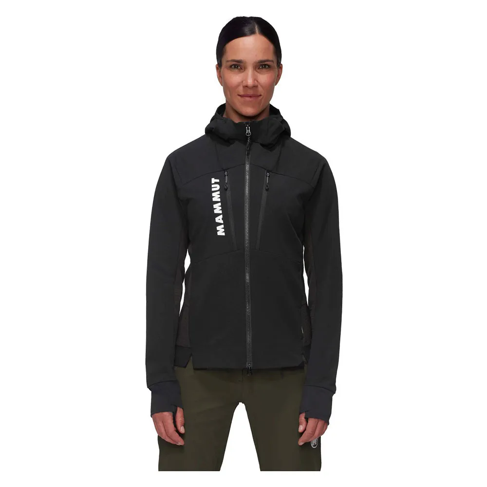 Mammut Aenergy Softshell Hybrid Jas Zwart