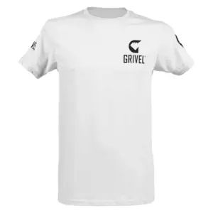Grivel Logo T-shirt Met Korte Mouwen Wit