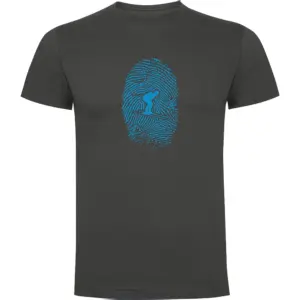 Kruskis Skier Fingerprint T-shirt Met Korte Mouwen Grijs