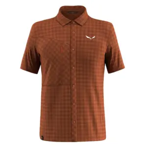 Salewa Puez Puez Dry´ton Overhemd Met Korte Mouwen Bruin