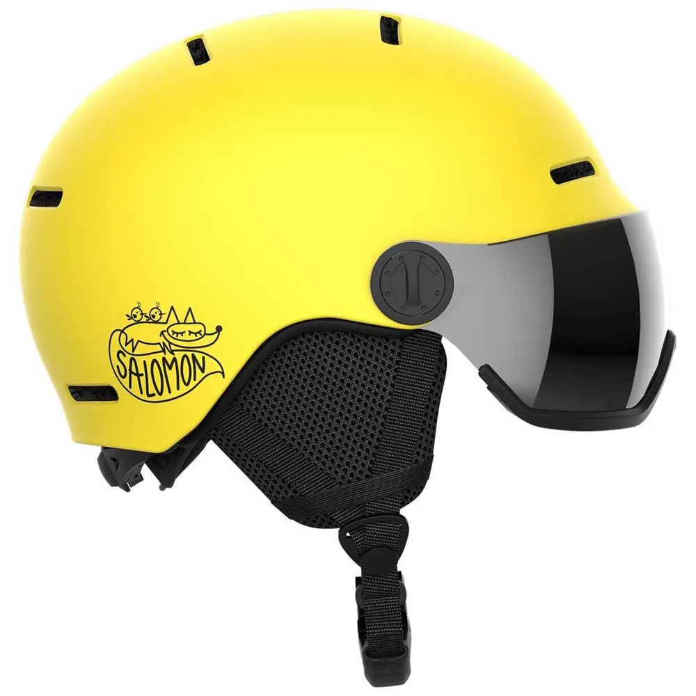 Salomon Orka Visor Helm Met Vizier Geel