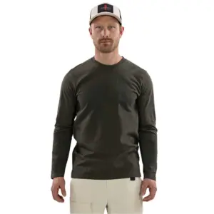 The Mountain Studio Field T-shirt Met Lange Mouwen Groen