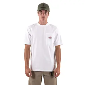 The Mountain Studio Pocket T-shirt Met Korte Mouwen Wit