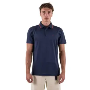 The Mountain Studio Tech Korte Mouw Poloshirt Eclipse