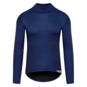 CafÉ Du Cycliste Camille Lange Mouwen Basislaag Blauw