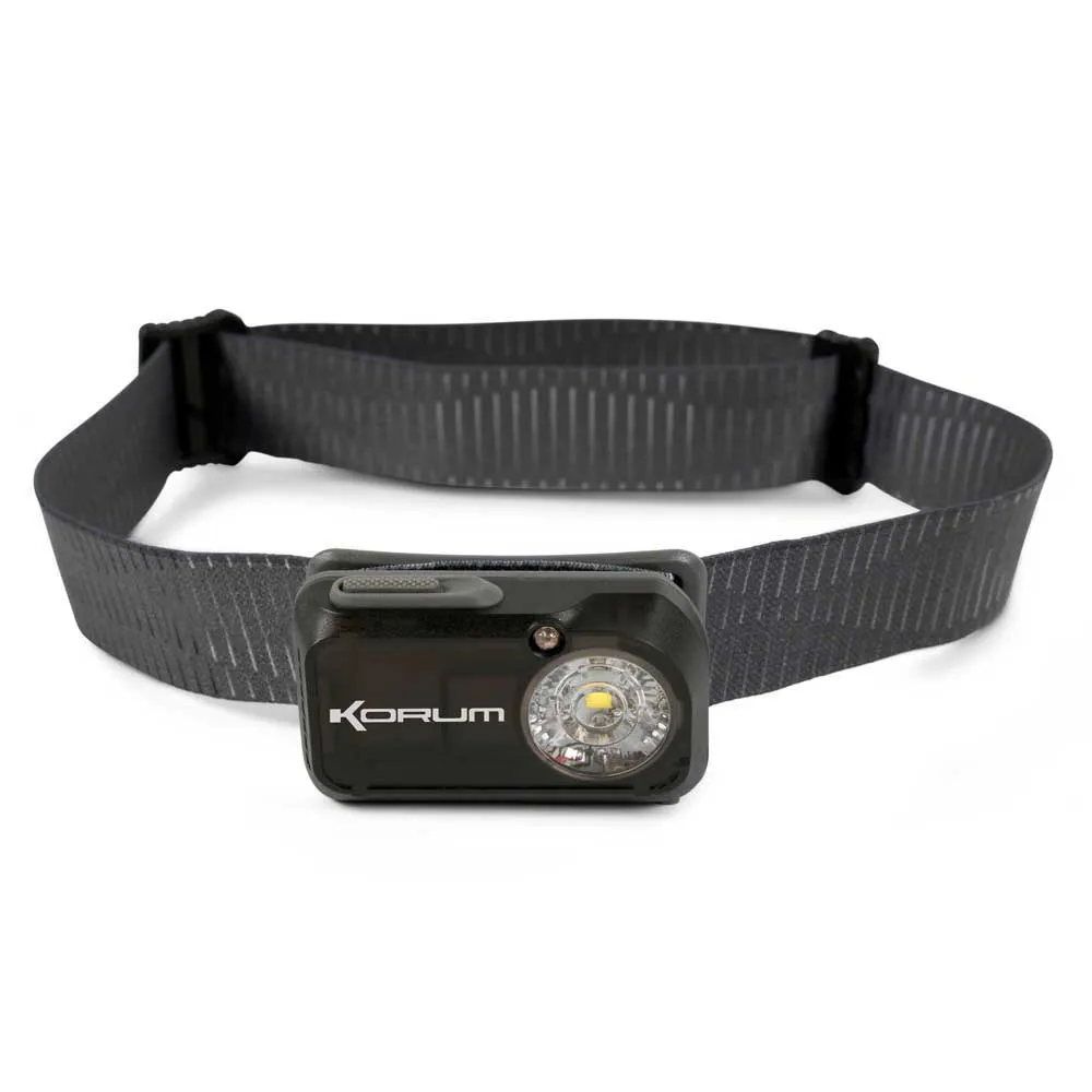 Korum Supa Lite-koplamp Zwart