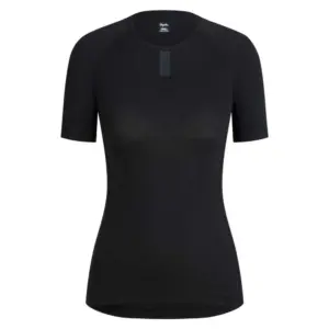 Rapha Merino Korte Mouwen Basislaag Zwart