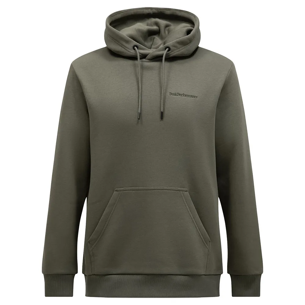Peak Performance Original Small Logo Hoodie Pineneedle
