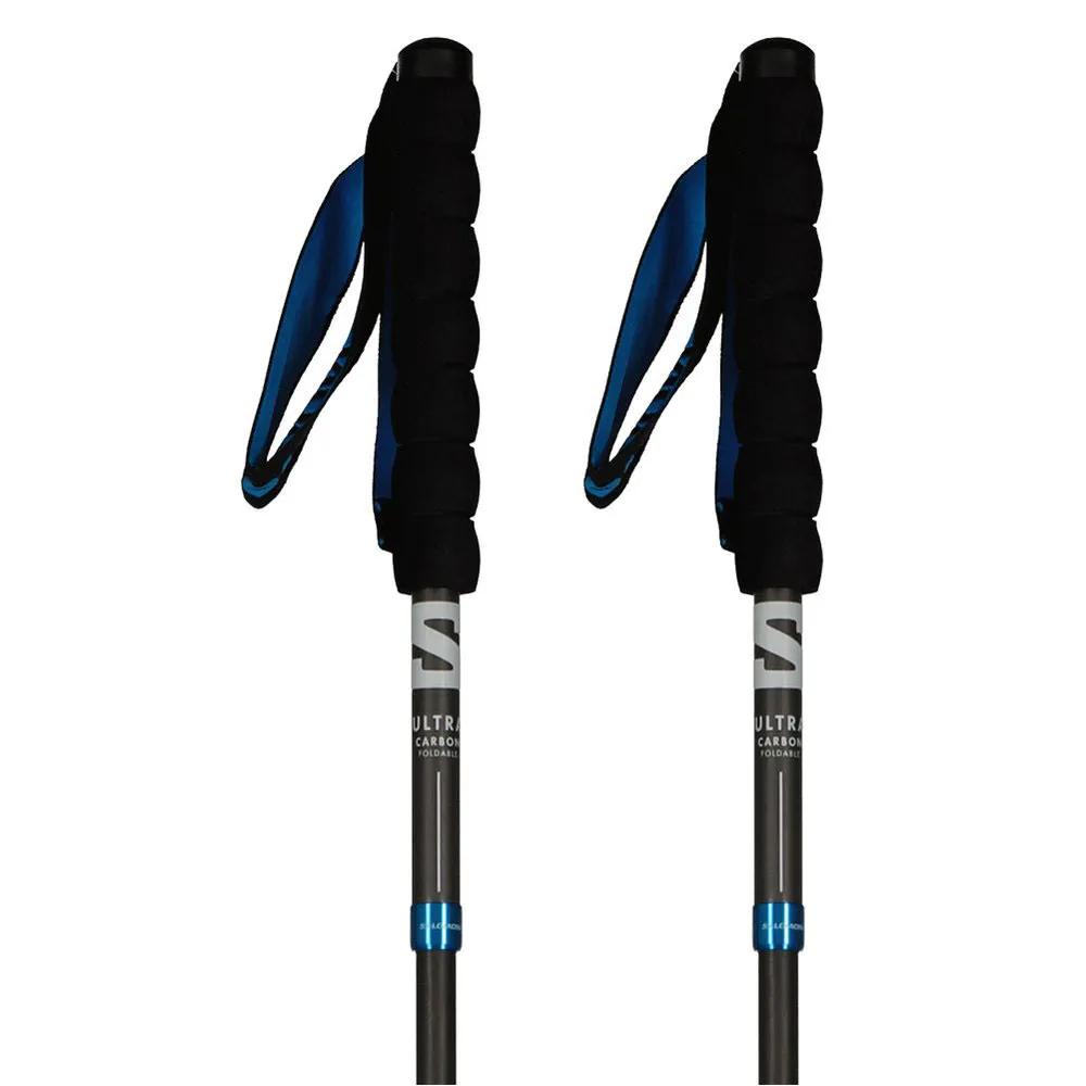 Salomon Ultra Carbon Foldable Stokken Blauw
