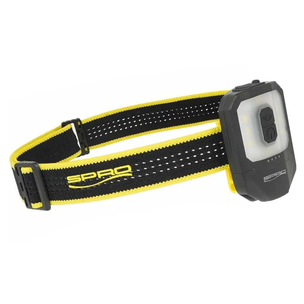 Spro Multilight Usb -rode Hoofdlamp Zwart