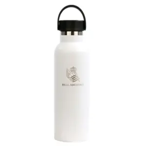 Runbott Real Sociedad Escudo 600ml Thermosfles Wit