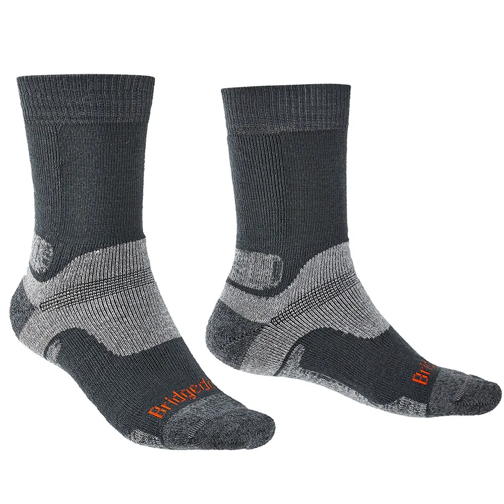 Bridgedale Midweight Merino Performance Boot Sokken Grijs
