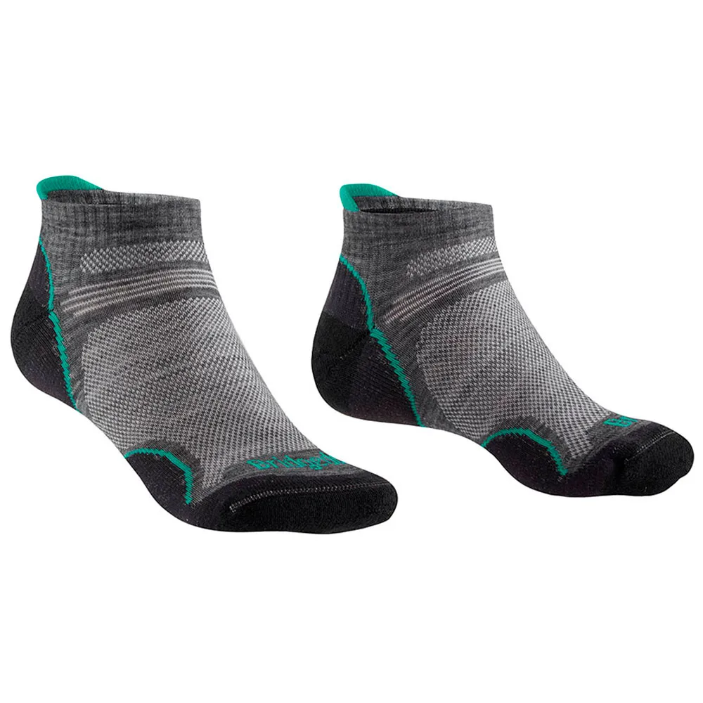 Bridgedale Ultralight Merino Performance Low Sokken Grijs