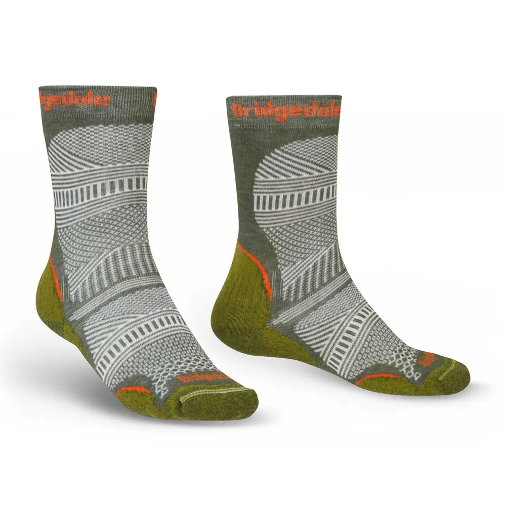 Bridgedale Ultralight T2 Coolmax® Performance Boot Sokken Groen