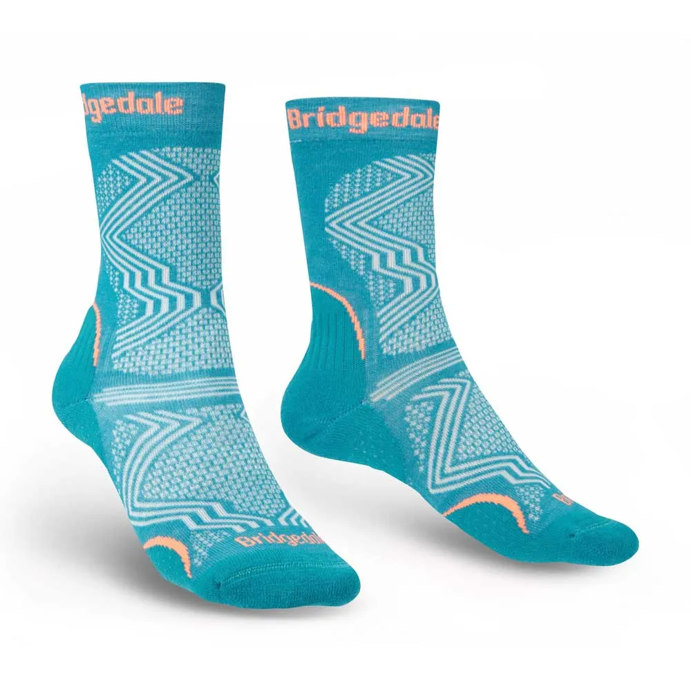Bridgedale Ultralight T2 Coolmax® Performance Boot Sokken Turquoise