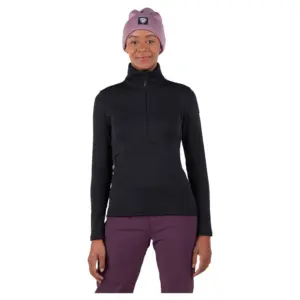 Rossignol Blackside Fleece Met Halve Rits Zwart