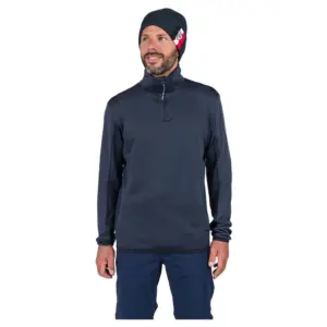 Rossignol Diretta Fleece Met Halve Rits Blauw