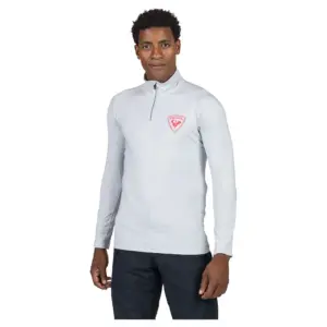 Rossignol New Hero Classique Fleece Met Halve Rits Grijs