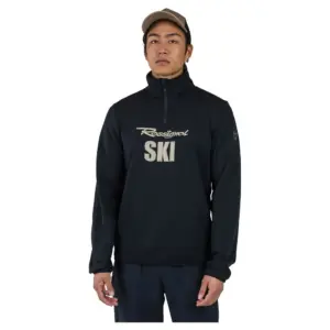 Rossignol Signature Ski Fleece Met Halve Rits Zwart