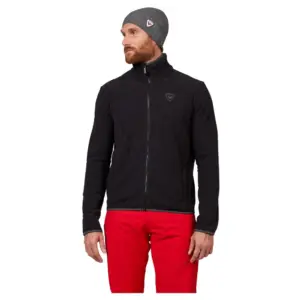 Rossignol Strawpile Fleece Met Volledige Rits Zwart