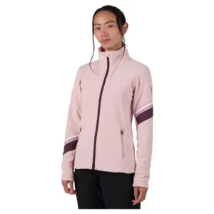 Rossignol Strawpile Fleece Met Volledige Rits Roze