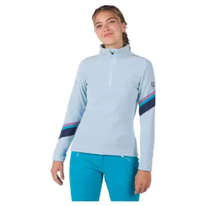 Rossignol Strawpile Fleece Met Halve Rits Glacier