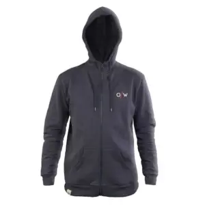One Way Staffwear Sweatshirt Met Rits Grijs
