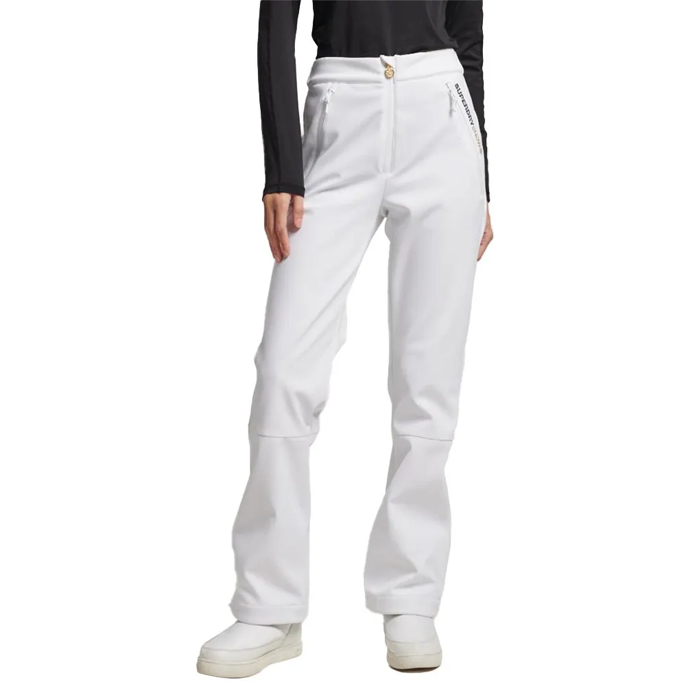 Superdry Ski Softshell Slim Broek Wit