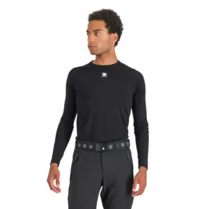 Sportful Merino Lange Mouwen Basislaag Zwart