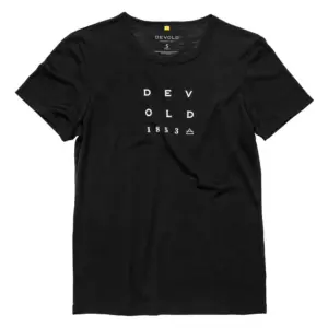 Devold Of Norway Active 1853 T-shirt Met Korte Mouwen Zwart