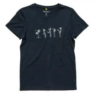 Devold Of Norway Flowers T-shirt Met Korte Mouwen Ink