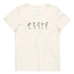 Devold Of Norway Flowers T-shirt Met Korte Mouwen Wit