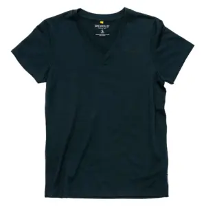 Devold Of Norway Premium V-neck T-shirt Met Korte Mouwen Ink