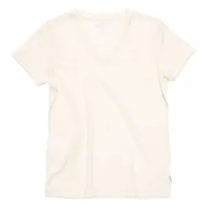 Devold Of Norway Premium V-neck T-shirt Met Korte Mouwen Wit