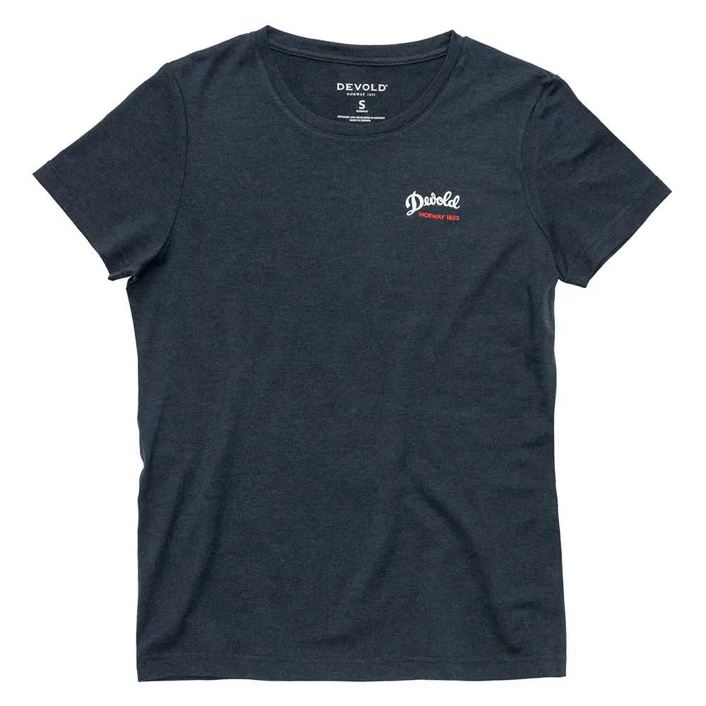 Devold Of Norway Script T-shirt Met Korte Mouwen Ink