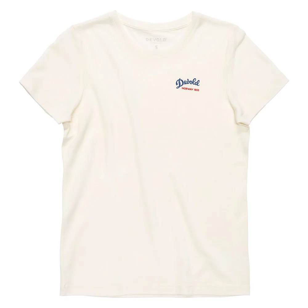 Devold Of Norway Script T-shirt Met Korte Mouwen Wit